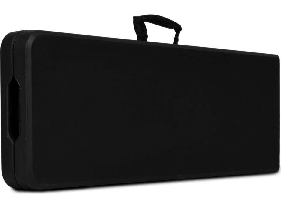 Cateringový set FETA BLACK - stůl 180 cm + 2 lavice