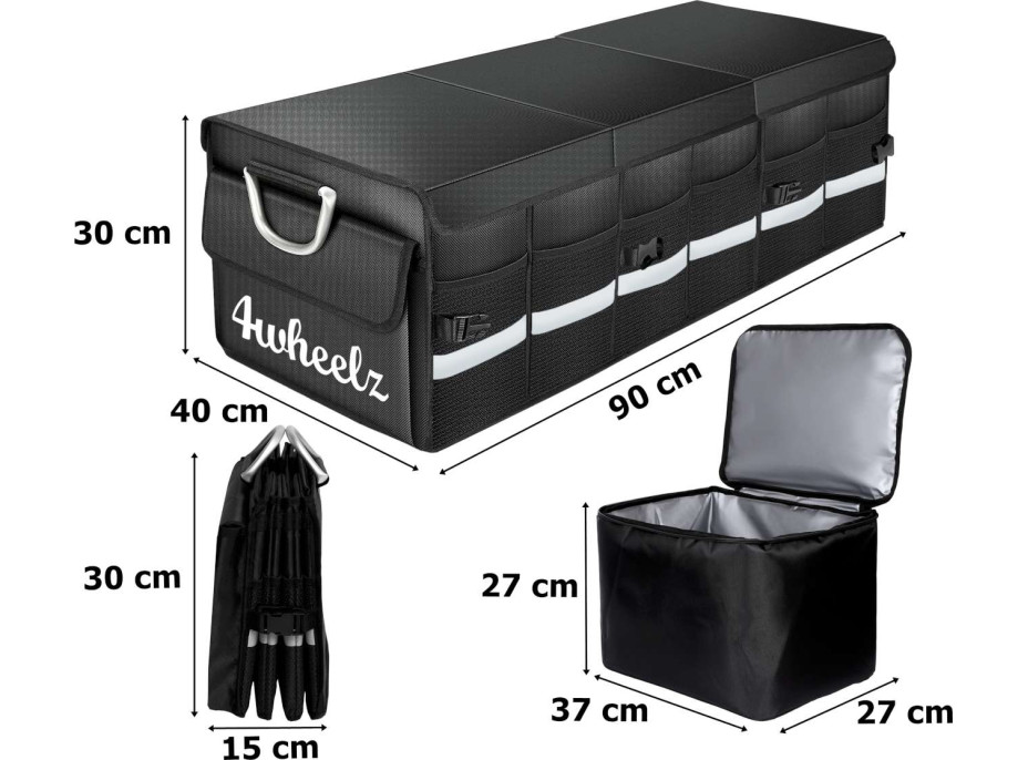 Organizér do kufru auta ESSEN + termotaška