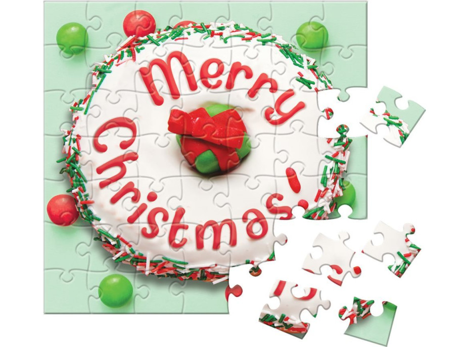 EUROGRAPHICS Puzzle Adventní kalendář: Vánoční donuty 24x50 dílků