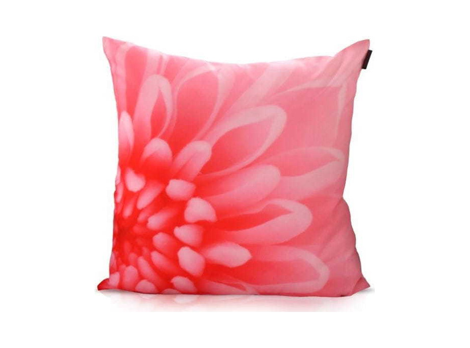 Povlak na polštář HARMONY 40x40 cm - 3D květ - oranžový