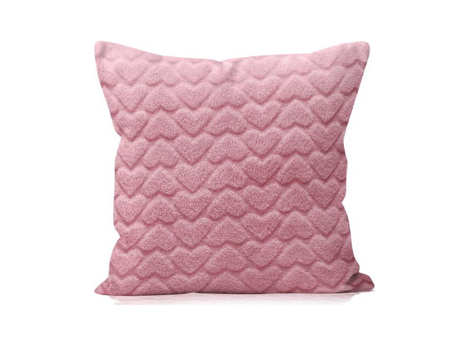 Polštář LOVE ME 40x40 cm - růžový