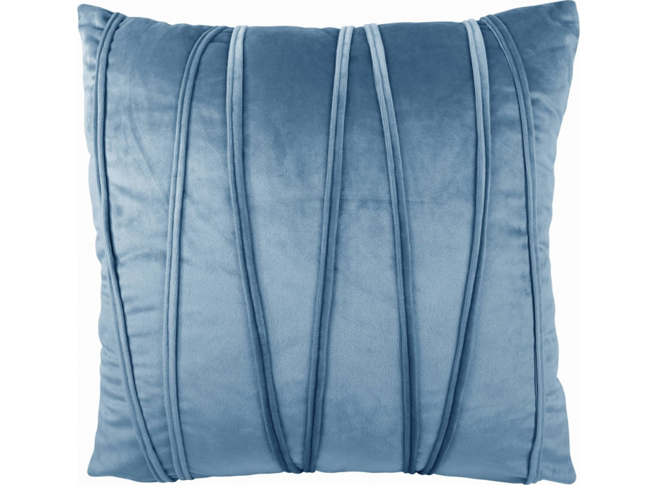 Povlak na polštář MONTREAL VELVET 45x45 cm - modrý