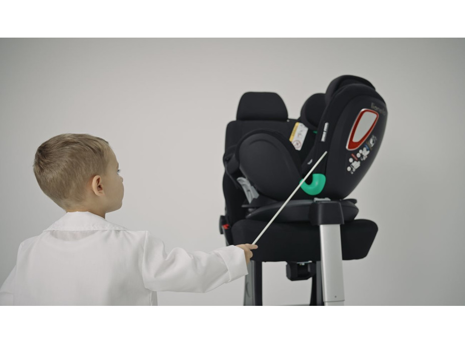 LIONELO Autosedačka Antoon Plus Isofix 0-18 kg Black Onyx