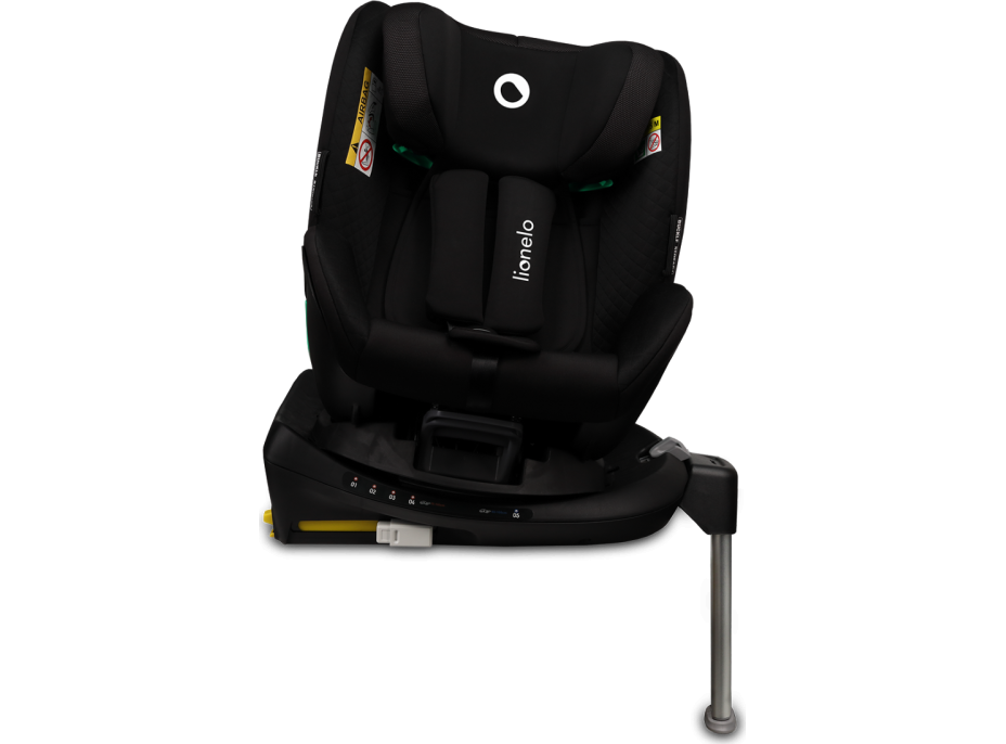 LIONELO Autosedačka Antoon Plus Isofix 0-18 kg Black Onyx