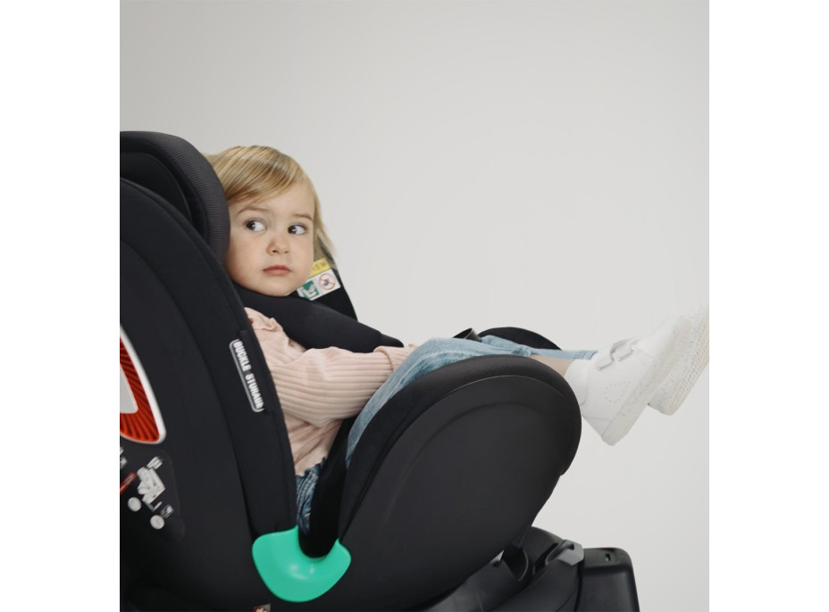 LIONELO Autosedačka Antoon Plus Isofix 0-18 kg Black Onyx