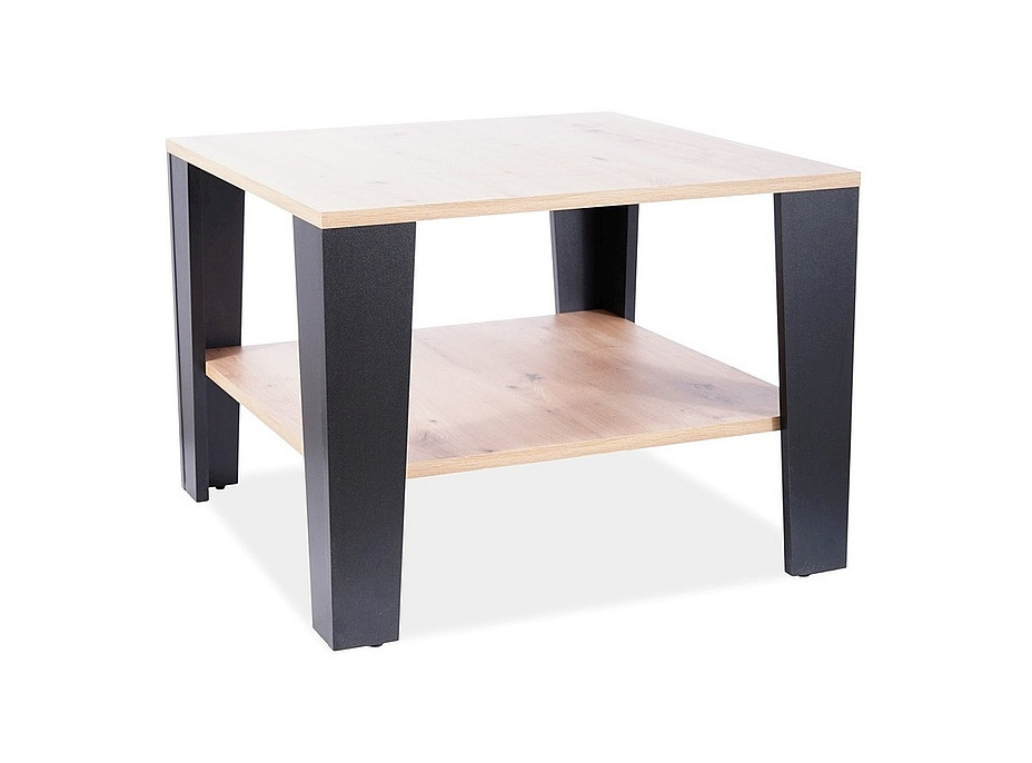 Konferenční stolek QUADRA - dub wotan/černý