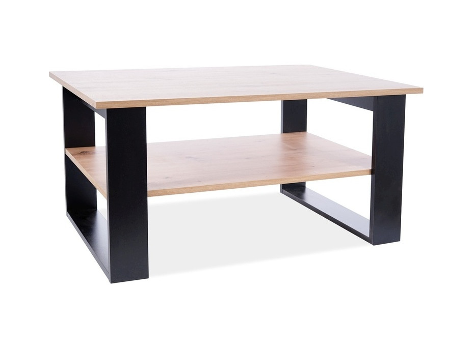 Konferenční stolek MAREA - dub wotan/černý
