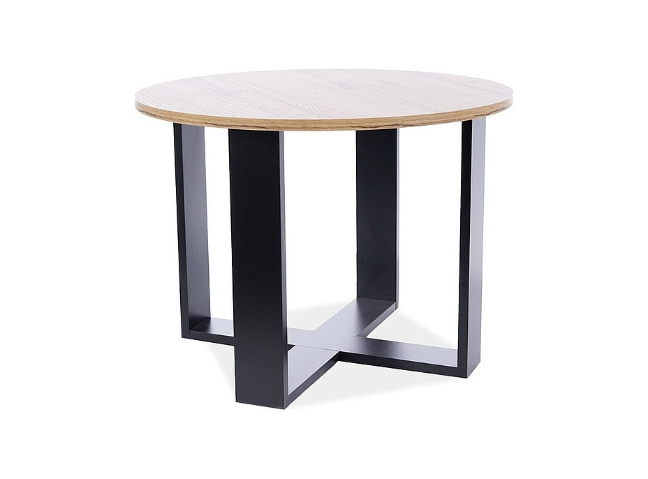 Konferenční stolek EGOA - dub wotan/černý