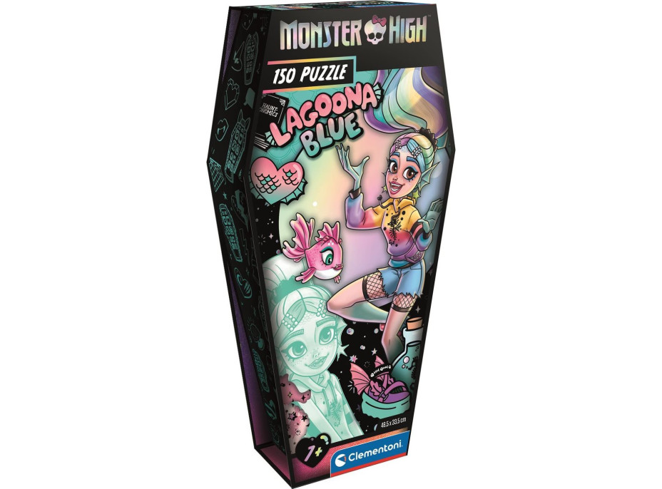 CLEMENTONI Puzzle Monster High: Lagoona Blue 150 dílků