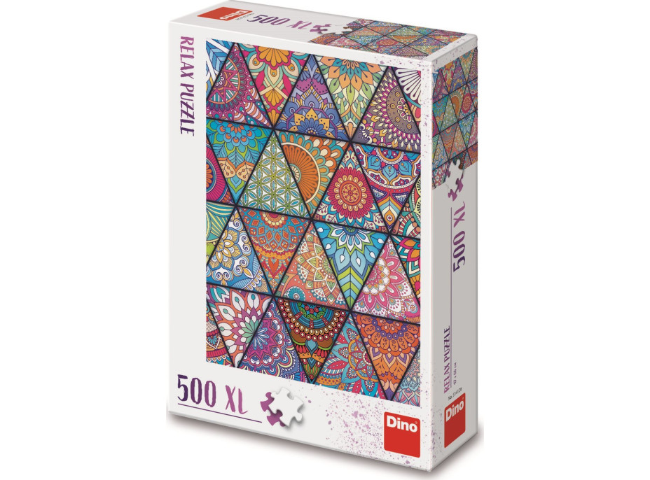 DINO Relax puzzle Dlaždice XL 500 dílků