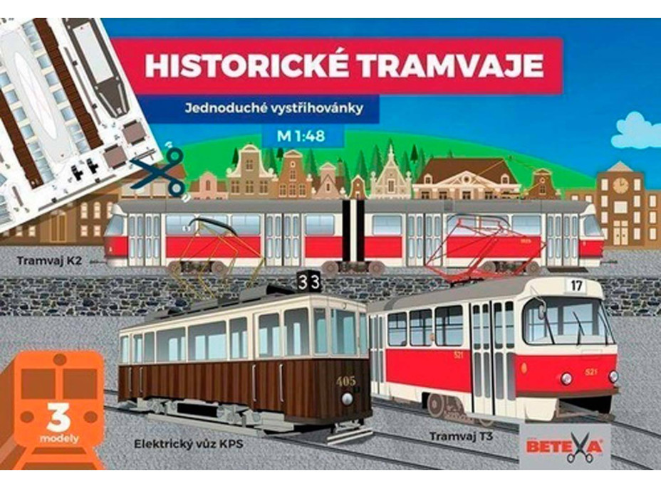 Vystřihovánky - Historické tramvaje