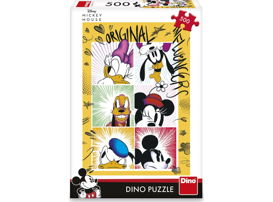 DINO Puzzle Mickeyho parta 500 dílků