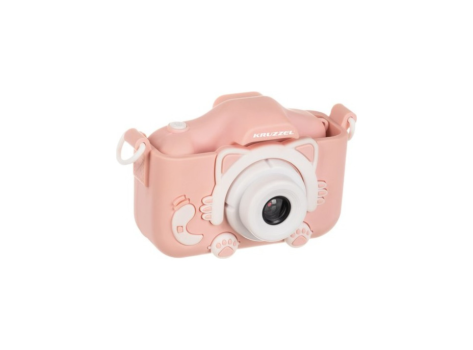 Růžový digitální fotoaparát Kruzzel