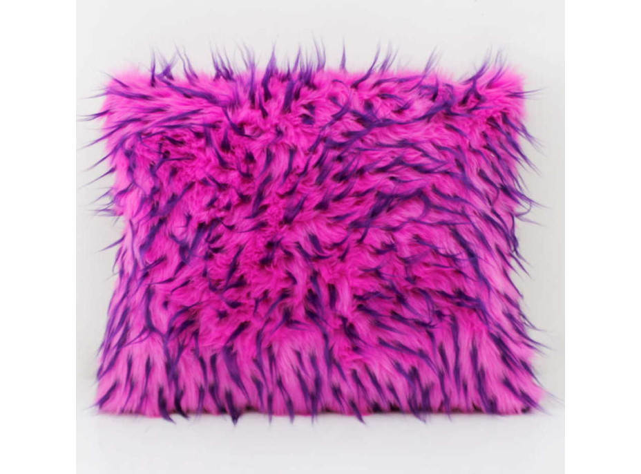 Povlak na polštář FLUFFY 40x50 cm - růžový/fialový