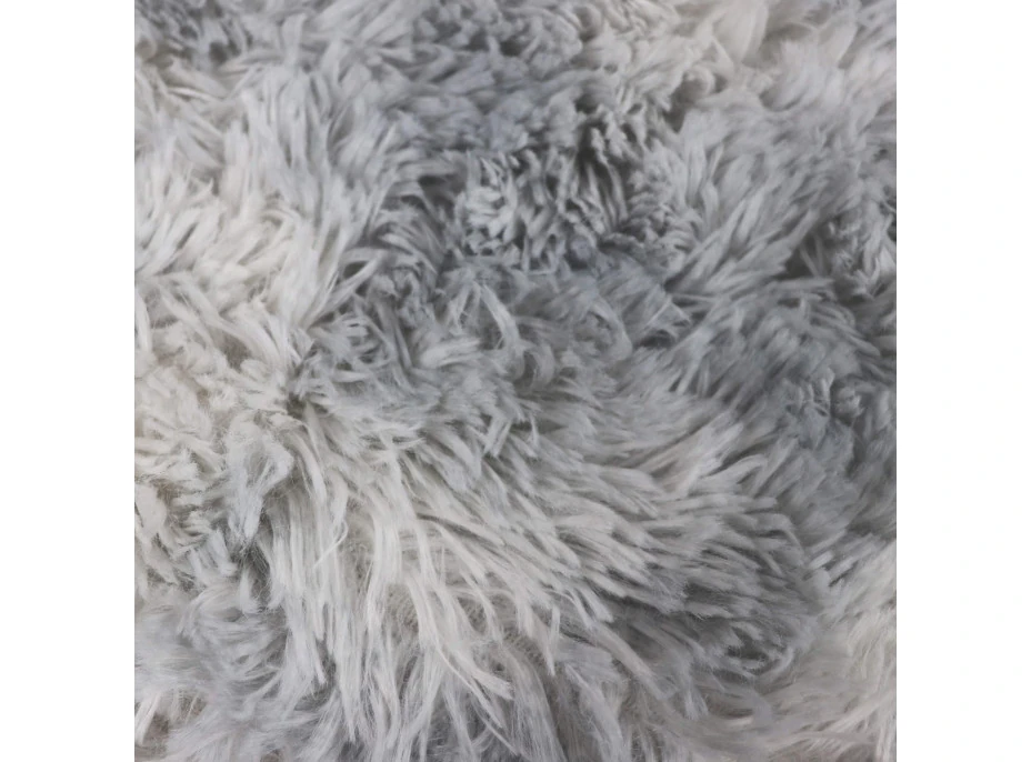 Plyšový koberec FLARE Ombre 120x170 cm - stříbrný