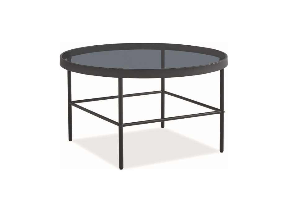 Konferenční stolek VANESSA - sklo/černý
