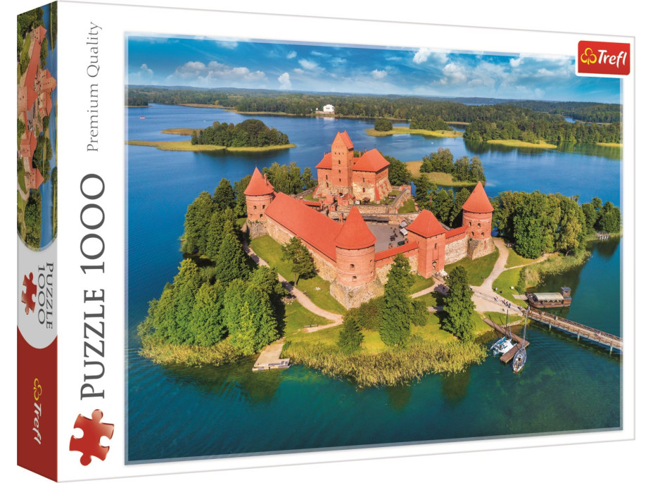 TREFL Puzzle Hrad Trakai, Litva 1000 dílků