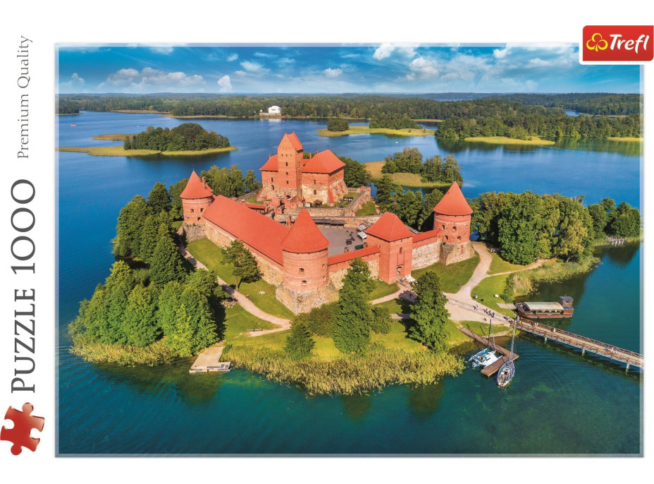 TREFL Puzzle Hrad Trakai, Litva 1000 dílků