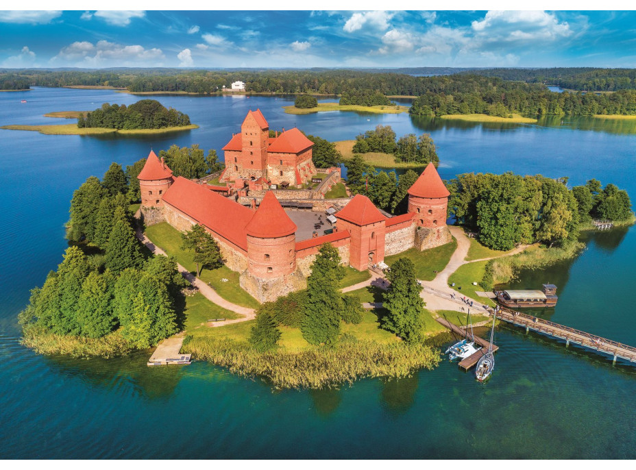 TREFL Puzzle Hrad Trakai, Litva 1000 dílků