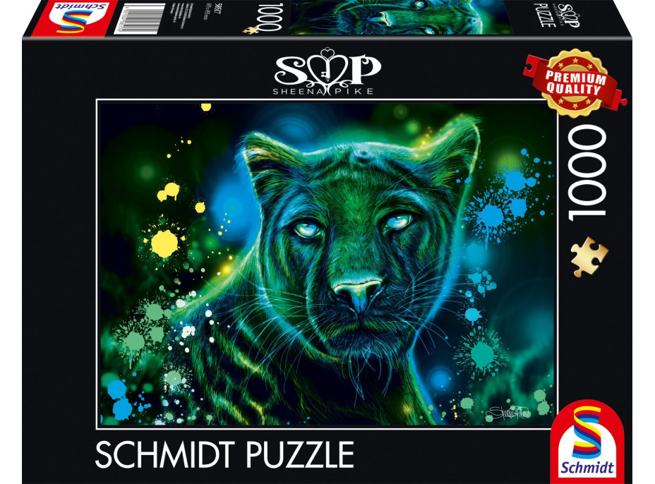 SCHMIDT Puzzle Neon: Panter 1000 dílků