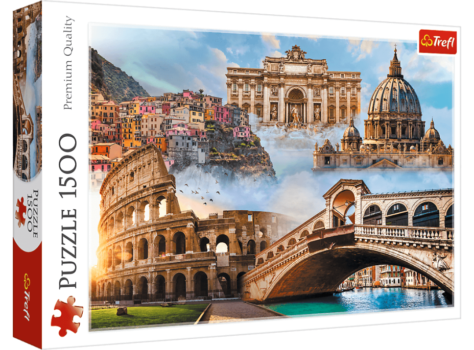 TREFL Puzzle Oblíbená místa: Itálie 1500 dílků