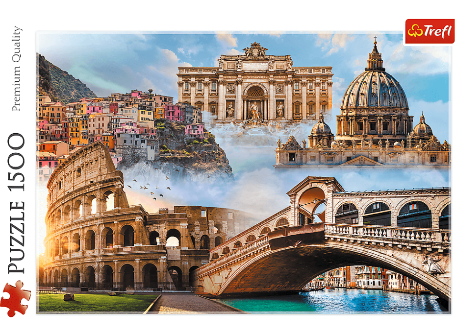 TREFL Puzzle Oblíbená místa: Itálie 1500 dílků