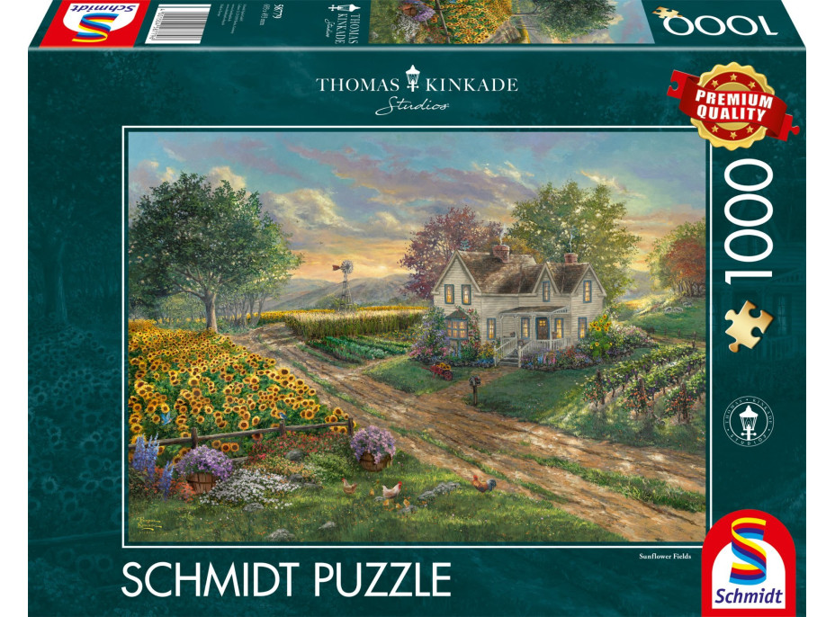 SCHMIDT Puzzle Slunečnicová pole 1000 dílků