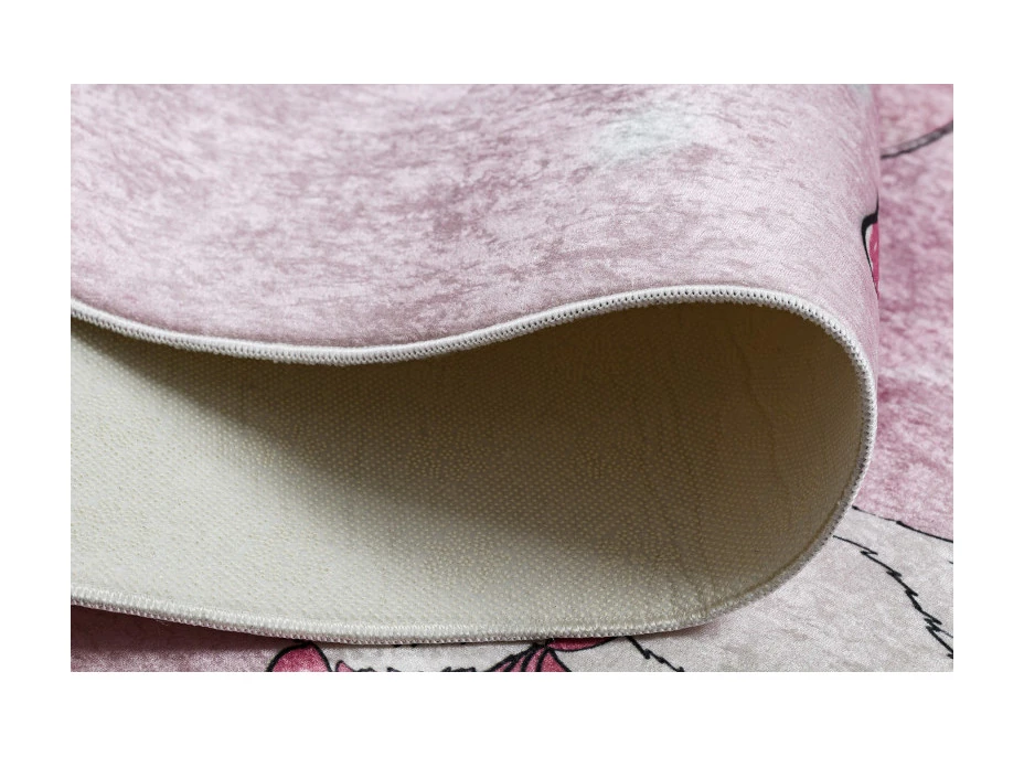 Dětský kusový koberec Bambino 2185 Ballerina pink