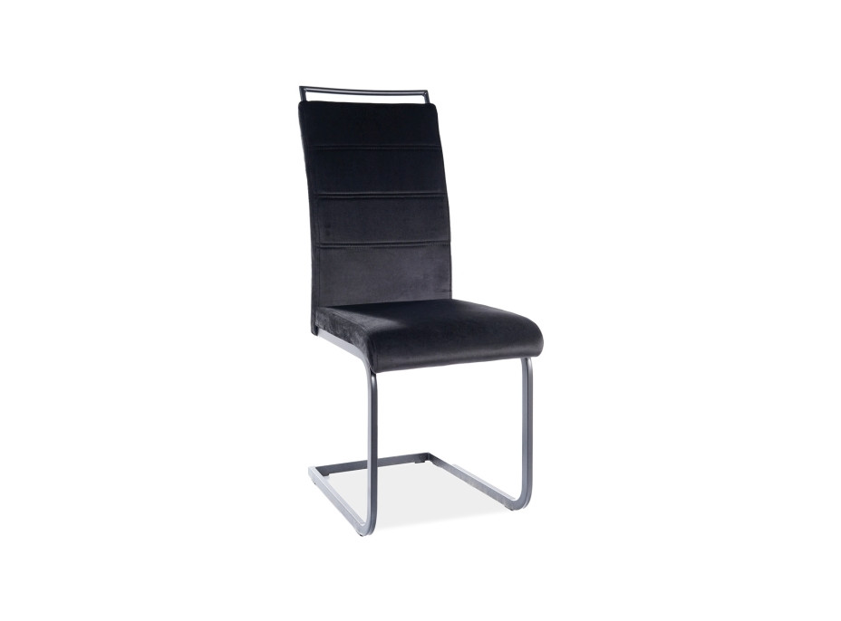 Jídelní židle H441 - černá/chrom