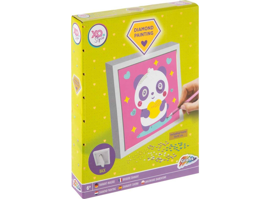Diamantové malování s rámečkem - Panda