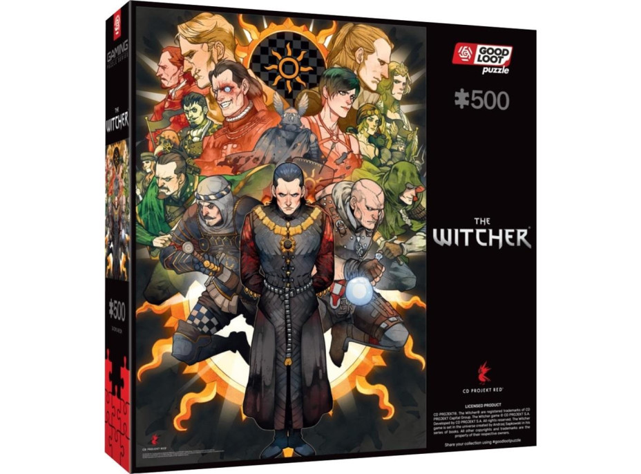 GOOD LOOT Puzzle The Witcher: Nilfgaard 500 dílků