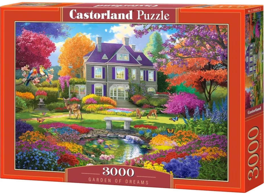 CASTORLAND Puzzle Zahrada snů 3000 dílků