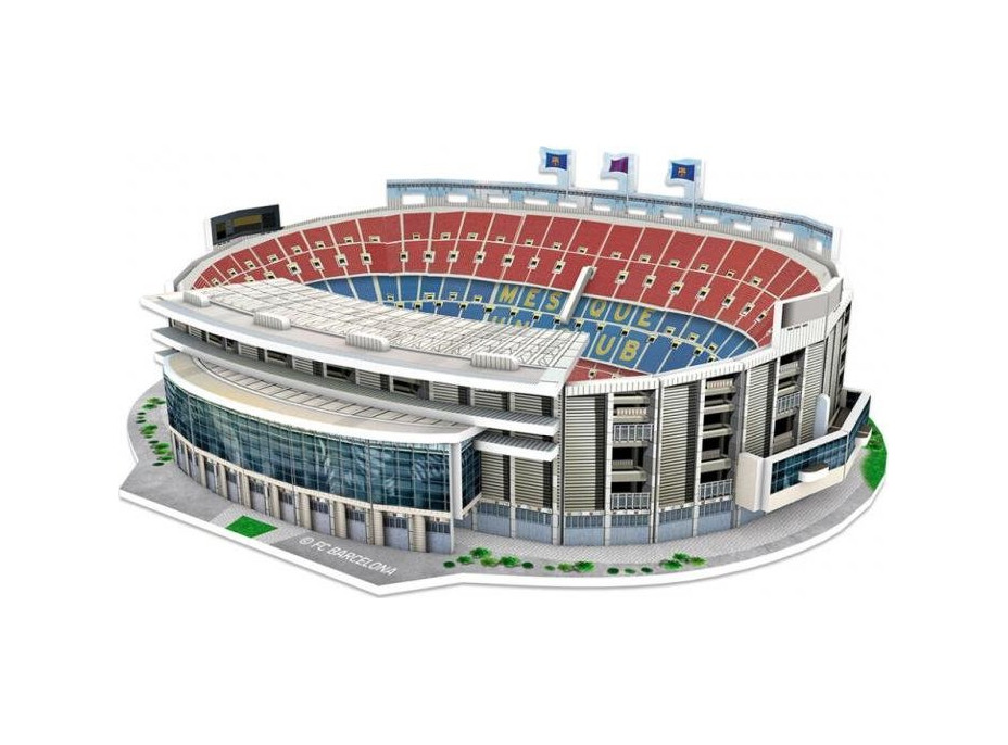 NANOSTAD 3D puzzle Stadion Camp Nou - FC Barcelona MINI 24 dílků
