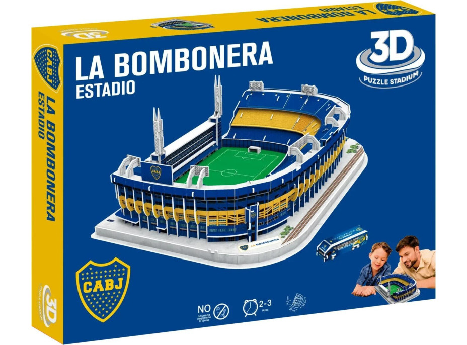 3D PUZZLE STADIUM 3D puzzle Stadion La Bombonera Boca Juniors