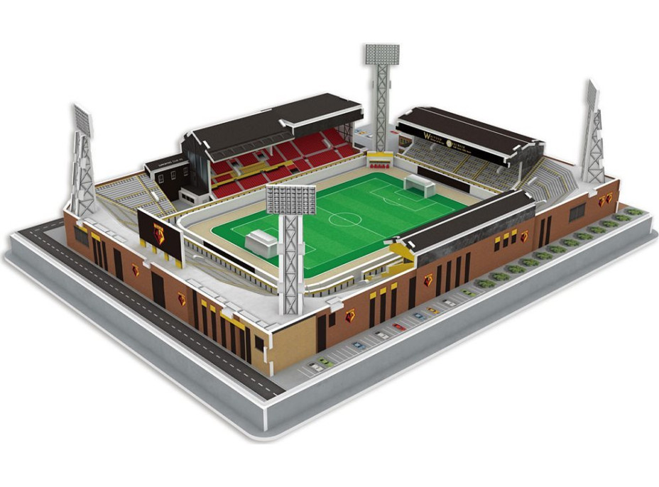 STADIUM 3D REPLICA 3D puzzle Stadion Vicarage Road Watford 59 dílků