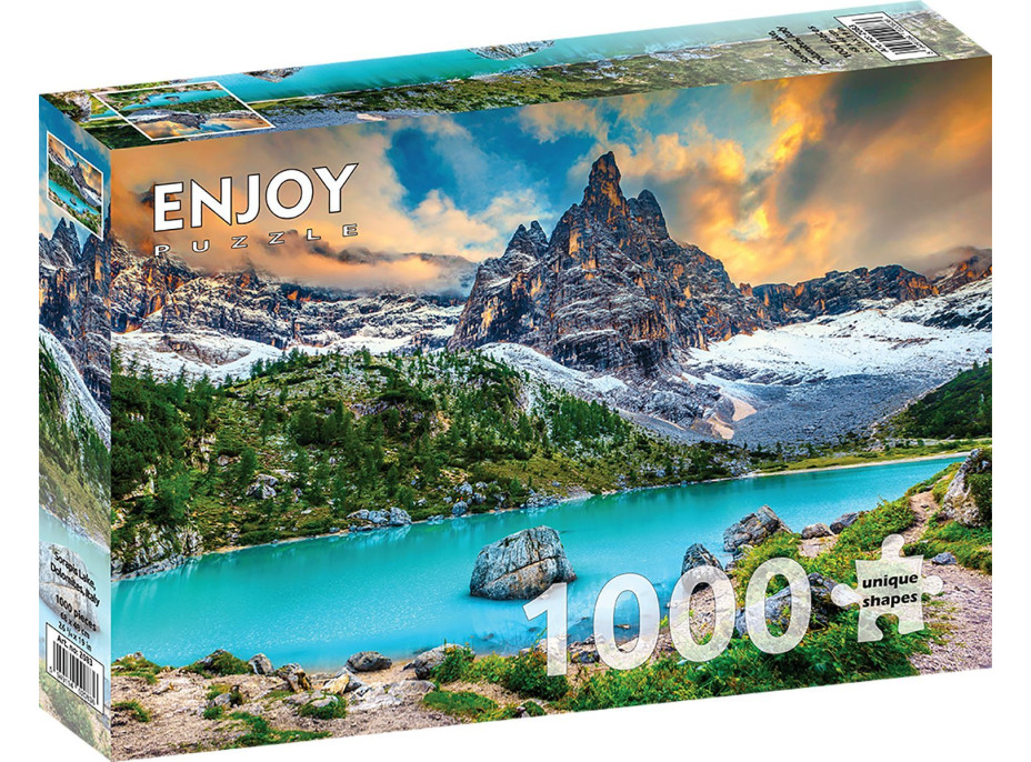 ENJOY Puzzle Jezero Sorapis, Dolomity, Itálie 1000 dílků