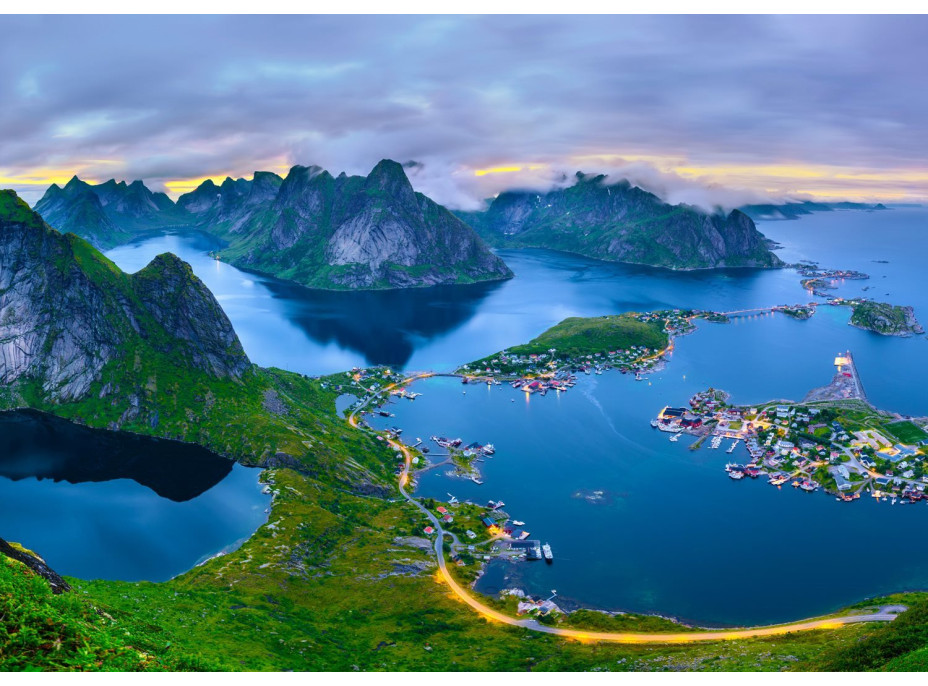 ENJOY Puzzle Lofoty, Norsko 1000 dílků