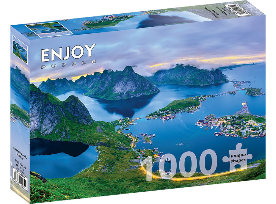 ENJOY Puzzle Lofoty, Norsko 1000 dílků