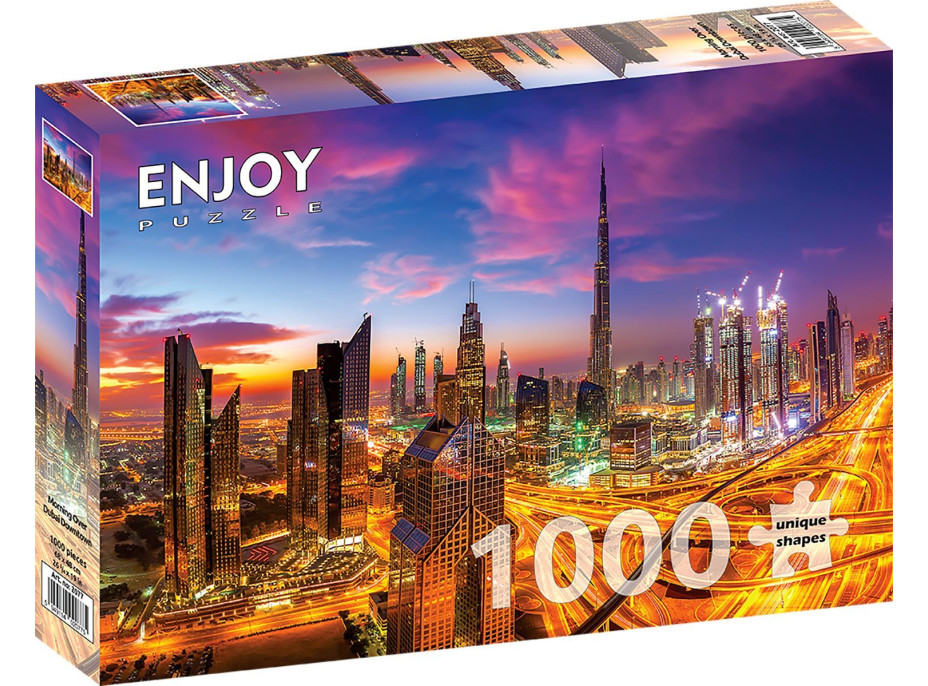 ENJOY Puzzle Úsvit nad Dubají 1000 dílků