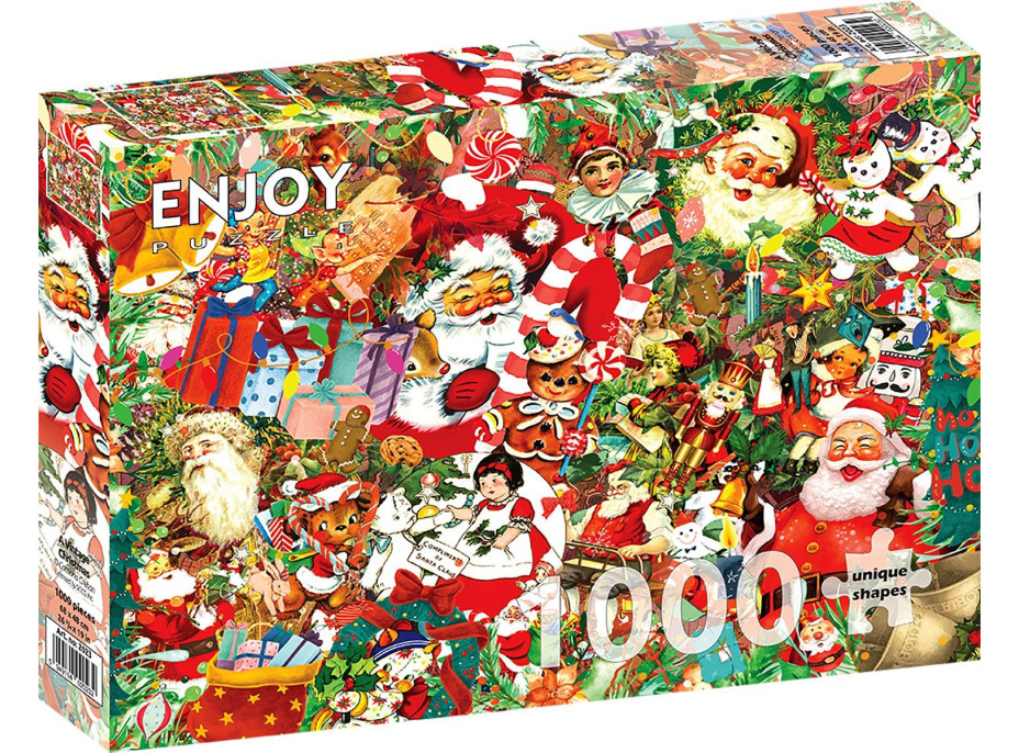 ENJOY Puzzle Vintage Vánoce 1000 dílků