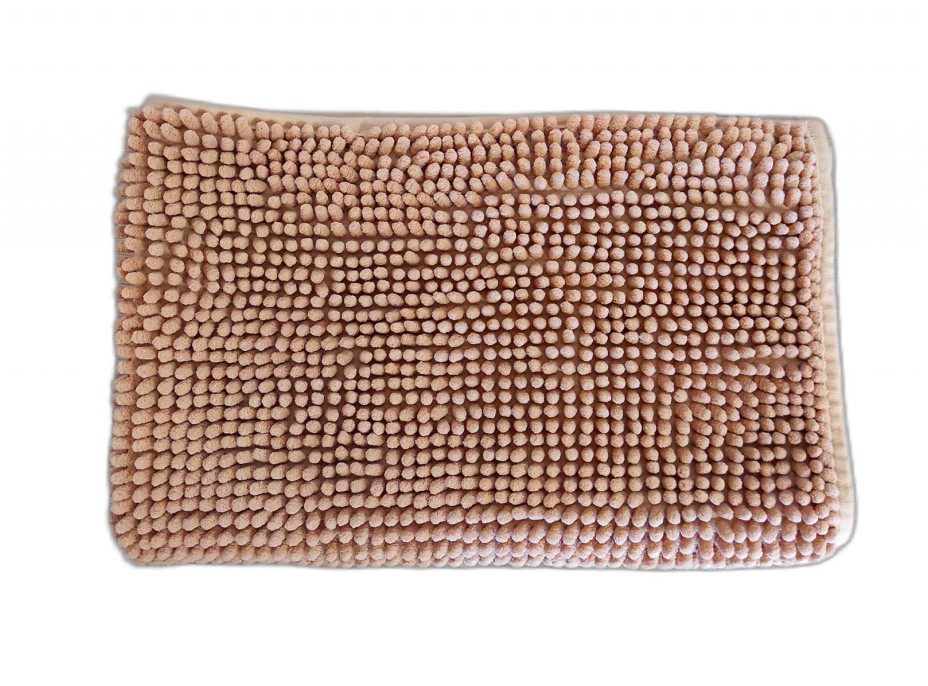 Koupelnová předložka LOOP - 50x80 cm - béžová