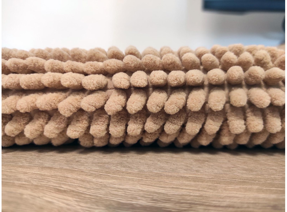 Koupelnová předložka LOOP - 50x80 cm - béžová