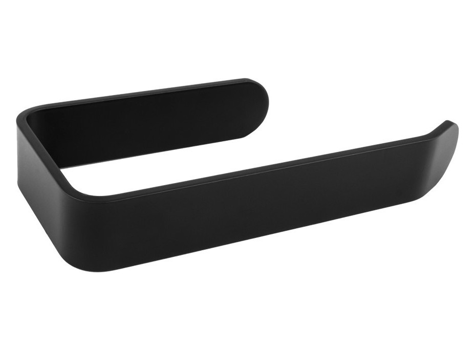 Držák toaletního papíru na nalepení 3M 16x8x3 cm - černá barva