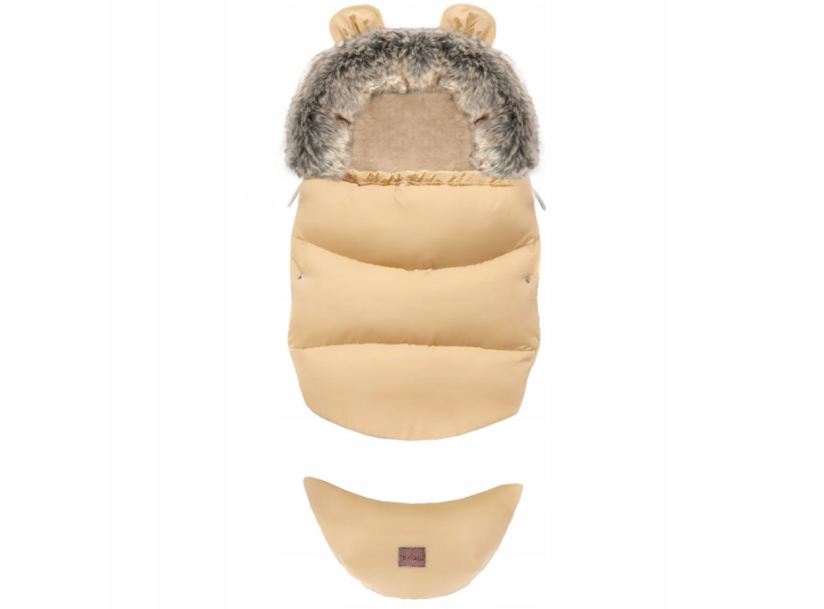 Rostoucí fusak do kočárku TEDDY GROW-UP - béžový