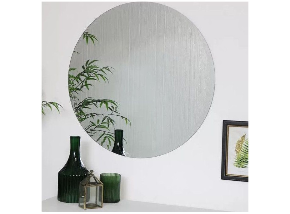 Kulaté zrcadlo LOFT 50 cm - bezrámové