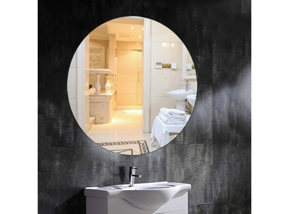 Kulaté zrcadlo LOFT 50 cm - bezrámové