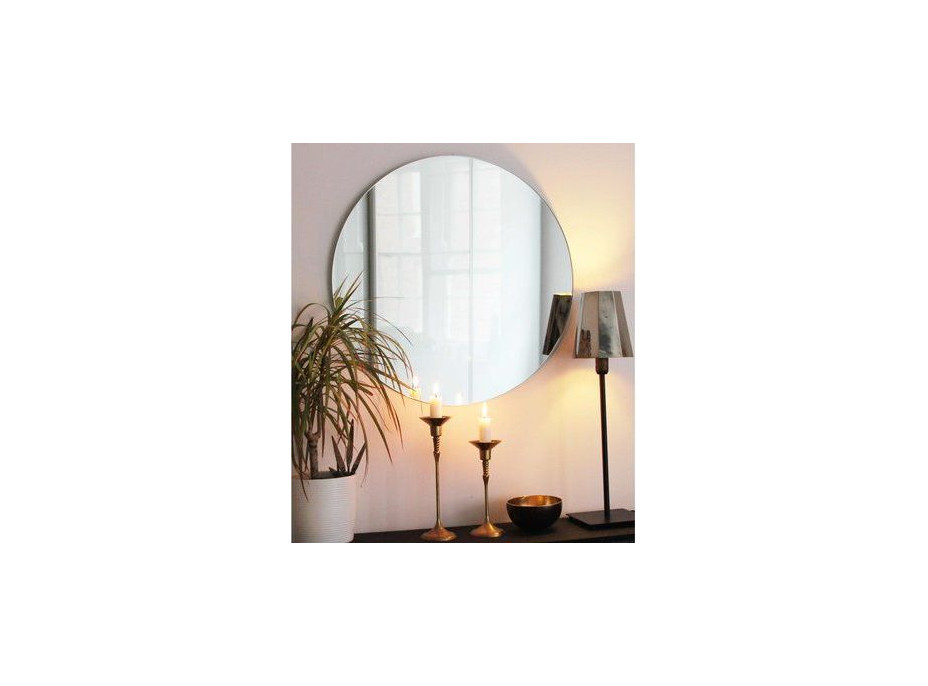 Kulaté zrcadlo LOFT 50 cm - bezrámové