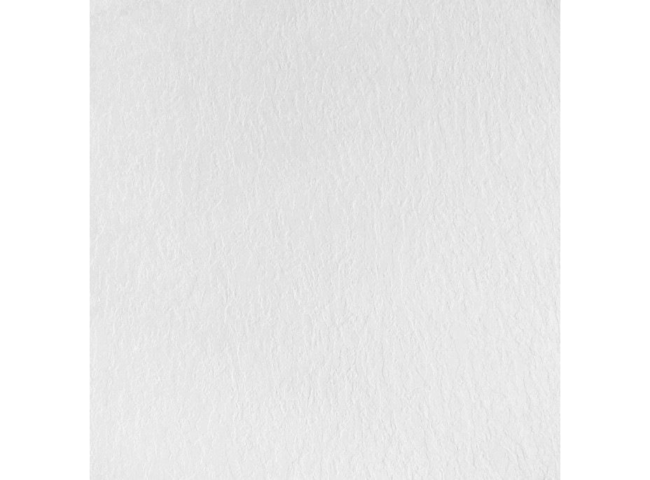 Sprchová SMC vanička REA BAZALT 80x100 cm - imitace kamene - bílá