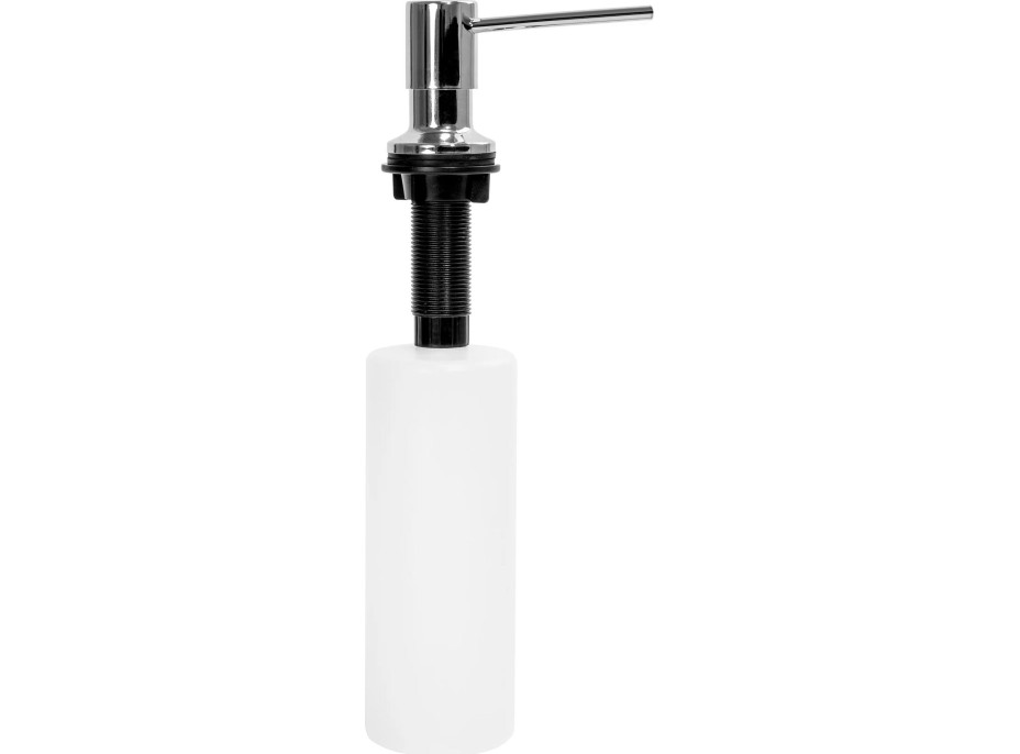 Kulatý dávkovač REA 300 ml k zabudování do dřezu - chromový