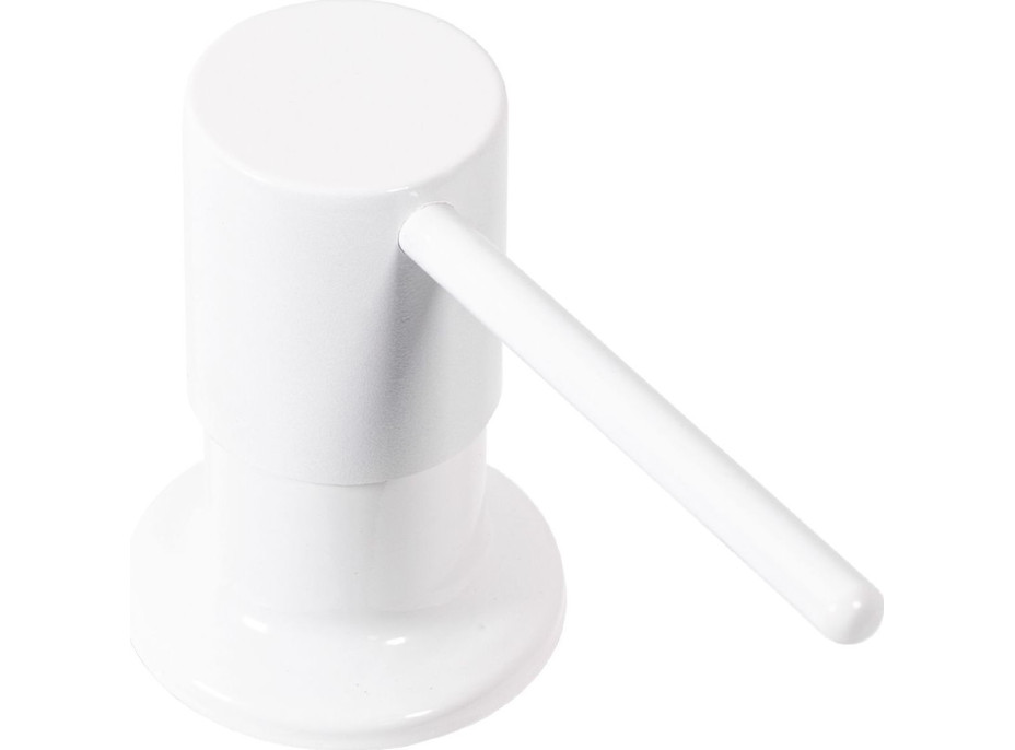 Kulatý dávkovač REA 300 ml k zabudování do dřezu - bílý
